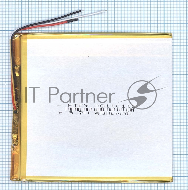 Аккумулятор Li-Pol (батарея) 3x110x115мм 3pin 3.7V/4000mAh