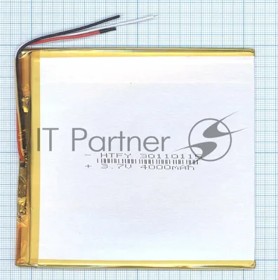 Аккумулятор Li-Pol (батарея) 3x110x115мм 3pin 3.7V/4000mAh