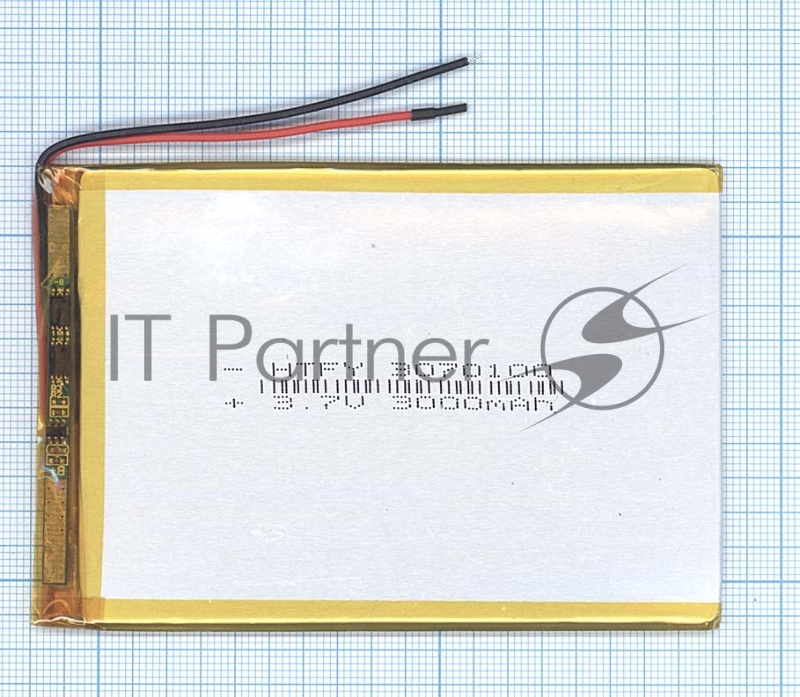 Аккумулятор Li-Pol (батарея) 3x70x100мм 2pin 3.7V/3000mAh