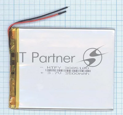 Аккумулятор Li-Pol (батарея) 3x85x100мм 2pin 3.7V/3500mAh