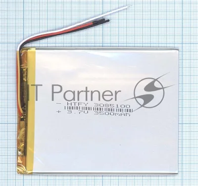 Аккумулятор Li-Pol (батарея) 3x85x100мм 3pin 3.7V/3500mAh