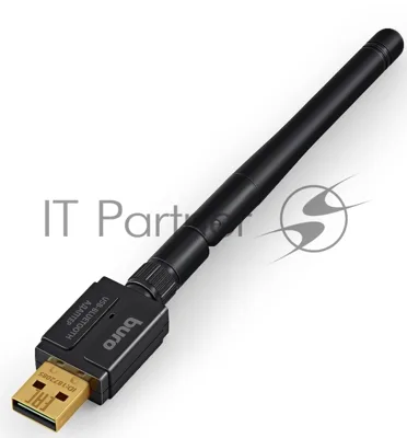 Адаптер USB Buro Bluetooth 5.3+EDR class 1 100м черный