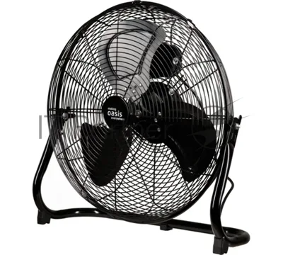 Вентилятор OASIS VN-110B чёрный, напольный, 110 Вт, 3 скорости, 53 см