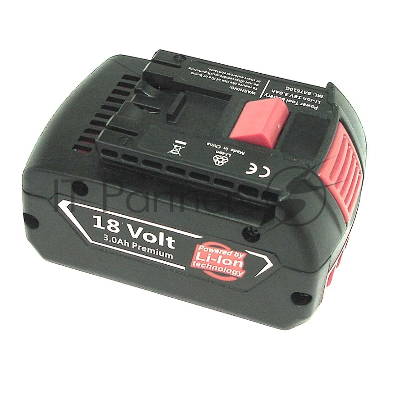 Аккумулятор для Bosch (p/n: 2607336091, 2607336092, 2607336170, BAT609, BAT618), 3.0Ah 18V
