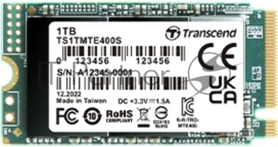 Накопитель SSD 512Gb Transcend MTE400S, 3D TLC NAND, M.2 2242,PCI-E 4x [ R/W - 2000/900 MB/s]