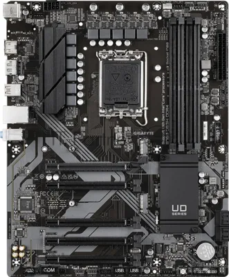 Материнская плата GIGABYTE B760 DS3H DDR4, LGA1700, Intel B760, 4xDDR4, 4xSATA, 2xM.2, 1xPCIe 4.0 x16, DisplayPort, HDMI, 1x1Gb LAN, USB Type-C, 3x3.5 мм, 7.1, ATX
