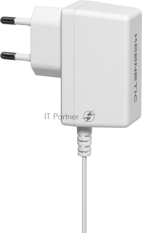 Адаптер питания KEENETIC/Keenetic PA10 (KPS-1210) Адаптер питания от сети 100–240 В, постоянное выходное напряжение 12 V с током до 1,0 A, для Keenetic c напряжением питания 9 или 12 В и током до 1.0 А
