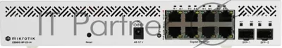 Коммутатор MikroTik CSS610-8P-2S+IN, 8×1 Гбит/с PoE + 2×10 Гбит/с SFP+, управляемый