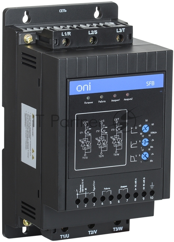 Устройство плавного пуска IEK ONI SFB 3Ф 380В 7,5кВт 15A Uупр 110-220В Modbus