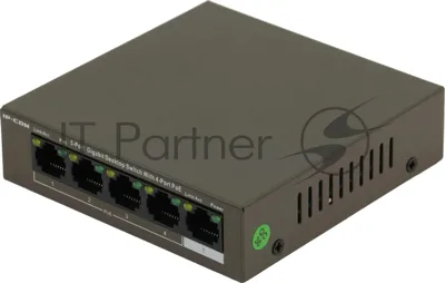 Коммутатор IP-COM G1105P-4-63W, 5×1 Гбит/с, неуправляемый