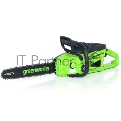 Цепная пила аккумуляторная GreenWorks GD40CS20Xk4, 40V, 40 см, 2000 Вт, бесщеточная, c 1хАКБ 4 Ач И ЗУ (2008807UB)