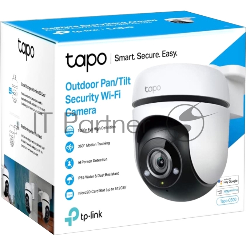 Камера видеонаблюдения умная уличная поворотная TP-Link Tapo C500