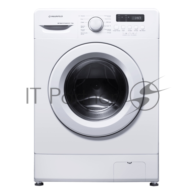 Стиральная машина Maunfeld MFWM127WH051D белый, загрузка фронтальная 7 кг, 1200 об/мин., класс: А+++