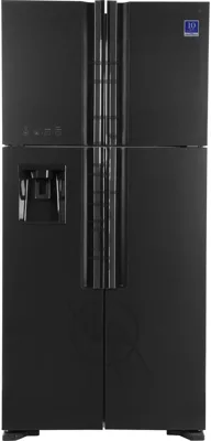Холодильник Hitachi R-W660PUC7 GGR серый двухкамерный 396/144л морозилка сверху No Frost, Side by Side