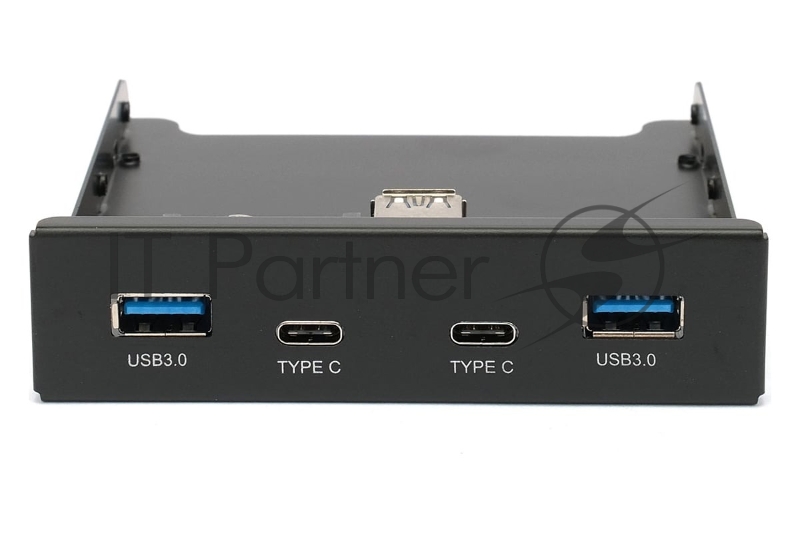 Планка на переднюю панель Gembird FP3.5-USB3-2A2C, USB, 2xUSB-A 3.0 + 2xType-C, 3.5"
