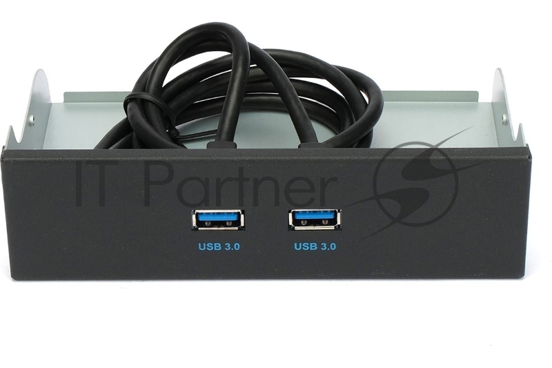 Планка USB 3.0 на переднюю панель 5.25" Gembird FP5.25-USB3-2A, USB, 2xUSB-A 3.0, USB
