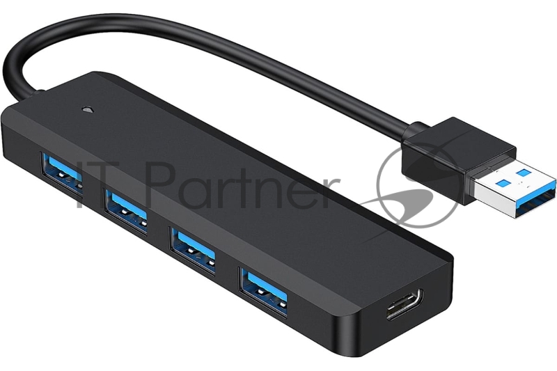 USB-концентратор Gembird UHB-C414, USB, USB 4 порта, USB Type-C