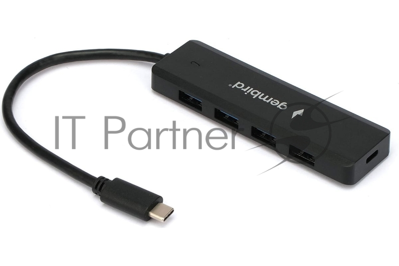 USB-концентратор Gembird UHB-C424, USB Type-C, USB 4 порта, USB Type-C