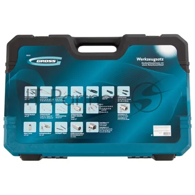 Набор инструментов Gross 1/4", 1/2", CrV, 120 зубьев, 101 предмет