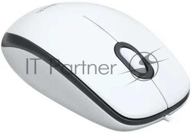 Мышь проводная Logitech M100R белый, 1000 dpi, USB, кнопки - 3