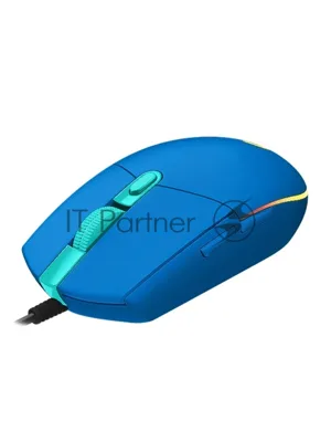 Мышь проводная Logitech G102 LIGHTSYNC синий, 8000 dpi, USB, кнопки - 6