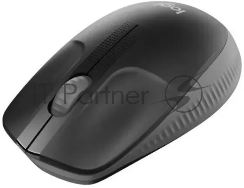 Мышь беспроводная Logitech M190 черный, 1000 dpi, радиоканал, USB, кнопки - 3