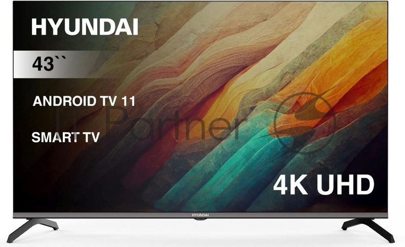 Телевизор Hyundai 43" H-LED43BU7006 черный LED UHD 60Hz Smart TV