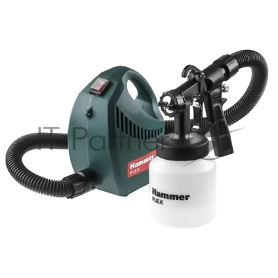Краскопульт электрический Hammer Flex PRZ500B 500Вт 800мл бак, вязкость до 60 DIN