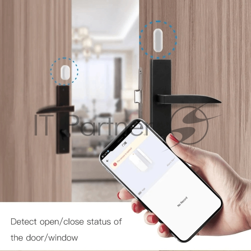 Датчик открытия дверей и окон MOES Door&Window Sensor ZSS-X-GWM-C, Zigbee, CR2032