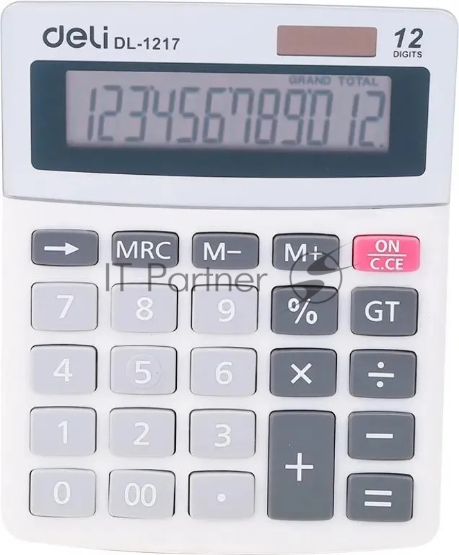 Калькулятор настольный Deli E1217 в ассортименте 12-разр. 1003503