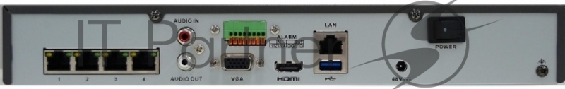 Видеорегистратор IP 4CH 4POE HiWatch DS-N304P(D) HIKVISION