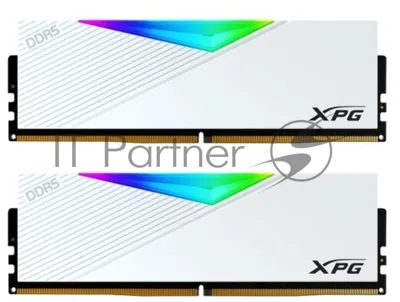 Оперативная память XPG Lancer, DDR5, 32Gb (2x16Gb), 6000MHz, CL30, DIMM, с радиаторами, RGB, белый
