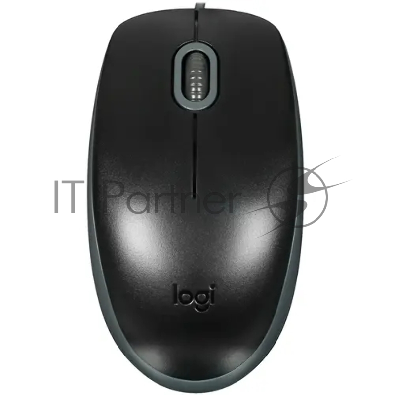 Мышь проводная Logitech M110 Silent черный, 1000 dpi, USB, кнопки - 3