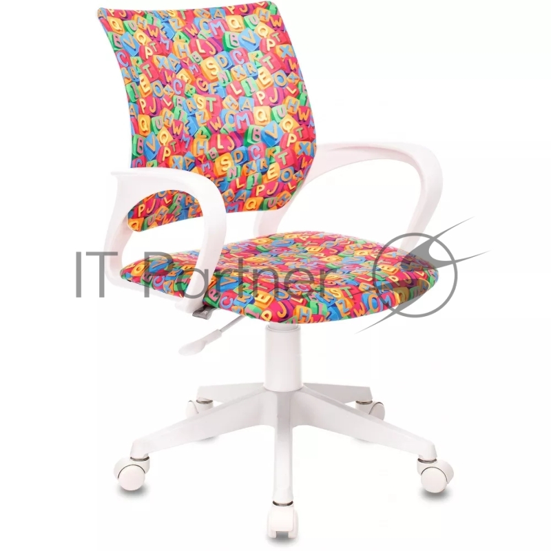 Кресло Бюрократ BuroKIDS 1 W мультиколор, ткань, 120 кг