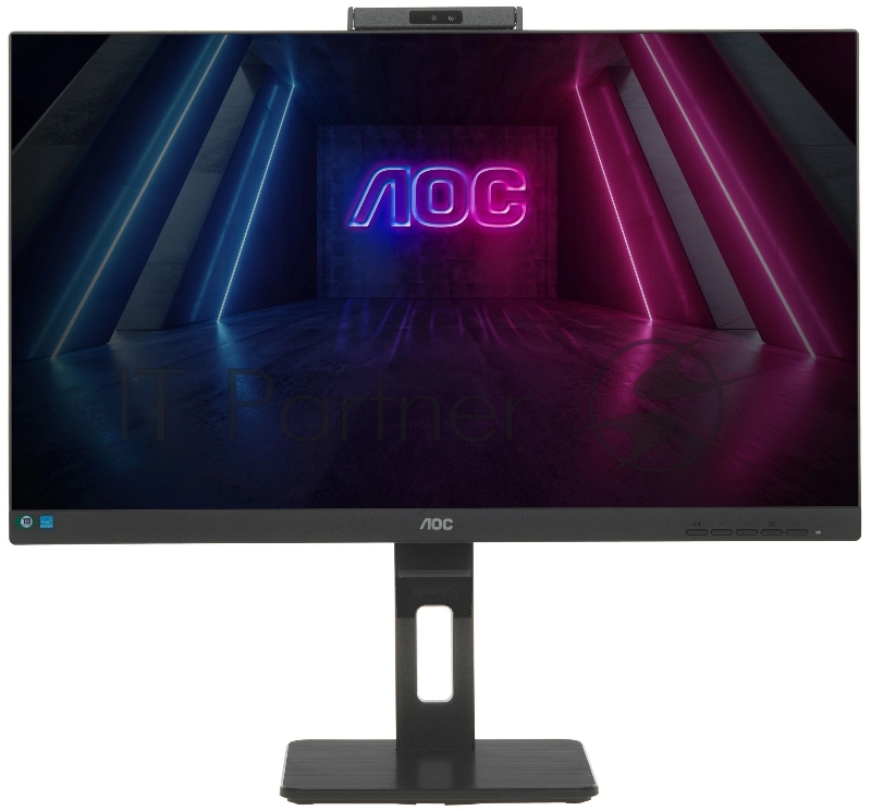 Монитор 27" AOC Q27P3QW IPS 2560x1440, 75 Гц, 4 мс, 16:9, 350 кд/м², 2xHDMI, DisplayPort, встроенные динамики, веб-камера, черный