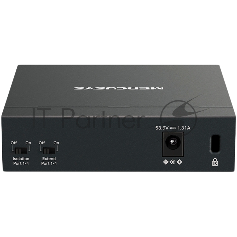 Коммутатор Mercusys MS105GP, 4×1 Гбит/с PoE + 1×1 Гбит/с, неуправляемый