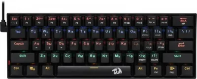 Клавиатура проводная Defender Redragon Lakshmi, USB, черный