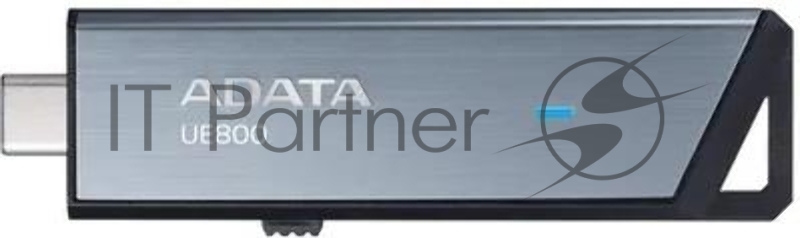 Флешка USB ADATA UE800 (AELI-UE800-128G-CSG), 128Gb, Type-C USB 3.2, R/W 1000/550, серебристый