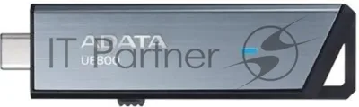 Флешка USB ADATA UE800 (AELI-UE800-128G-CSG), 128Gb, Type-C USB 3.2, R/W 1000/550, серебристый
