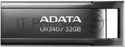 Флешка USB ADATA UR340 (AROY-UR340-32GbK), 32Gb, USB 3.2, R/W 100/30, черный