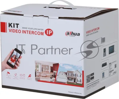 Комплект домофона Dahua DHI-KTP01L(S) черный