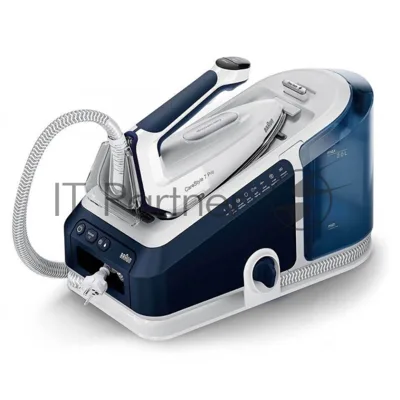 Парогенератор Braun IS7282BL белый/синий, 2700 Вт, 180 г/мин, 600 г/мин, 2000 мл