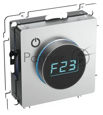 Термостат электронный с индикацией BRITE СП IP20 ТС10-1-БрА алюм. IEK BR-RT11-K47