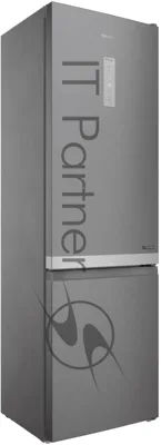 Холодильник Hotpoint HT 7201I MX O3 нержавеющая сталь двухкамерный 239/83 л морозилка снизу, No Frost