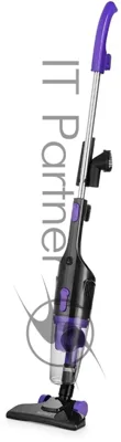 Пылесос вертикальный Kitfort КТ-5156 черный/фиолетовый, питание от сети, 400 Вт, уборка сухая, пылесборник 1,2 л