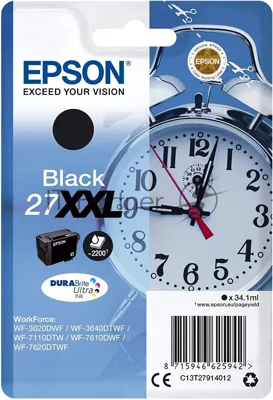 Картридж струйный Epson C13T27914012, 34.1 мл, 2200 к., черный