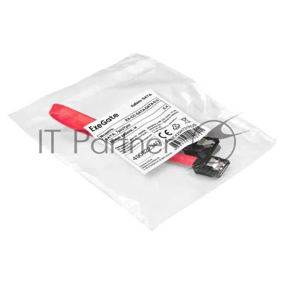 Кабель SATA ExeGate EX-CC-SATADATA-0.5 (7pin/7pin, 0,4-0,5м)