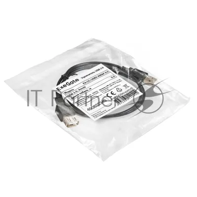 Удлинитель USB 2.0 ExeGate EX-CC-USB2-AMAF-0.5 (Am/Af, 0,5м)