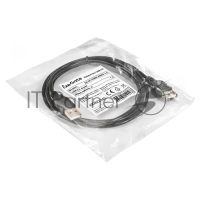 Удлинитель USB 2.0 ExeGate EX-CC-USB2-AMAF-1.5 (Am/Af, 1,5м)