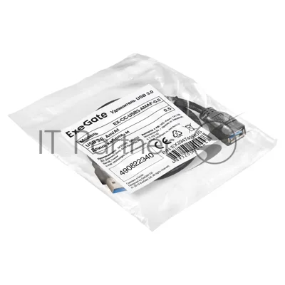 Удлинитель USB 3.0 ExeGate EX-CC-USB3-AMAF-0.5 (Am/Af, 0,5м)